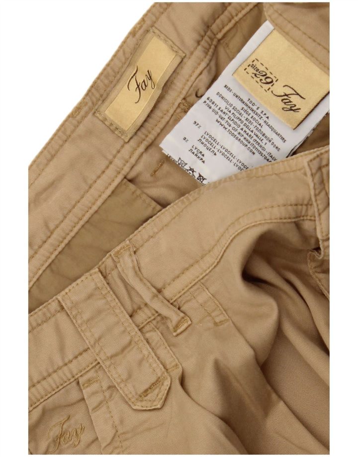 Pantaloni scurti chino pentru femei FAY W29 Medium Beige Lyocell