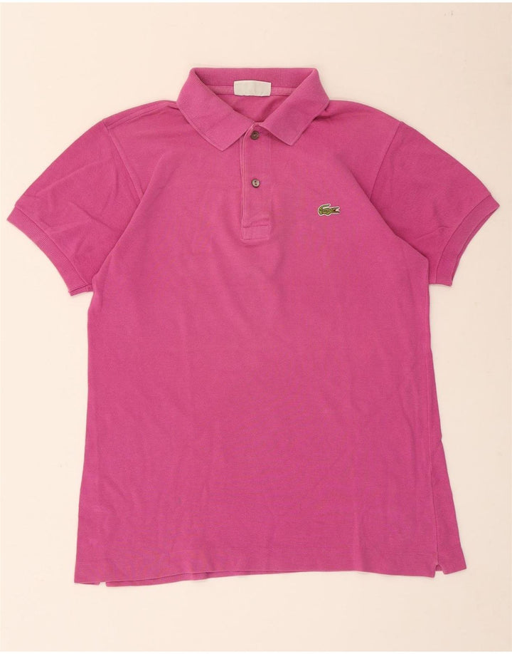 Tricou polo pentru bărbați Lacoste Mărimea 3 Bumbac roz mic