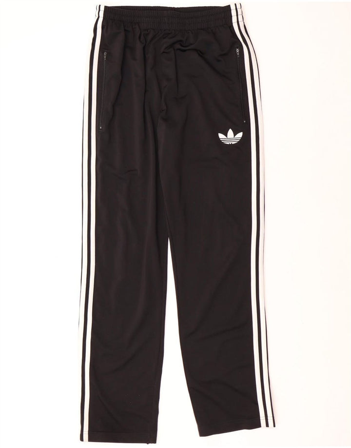 Pantaloni de trening ADIDAS pentru bărbați, poliester mediu negru