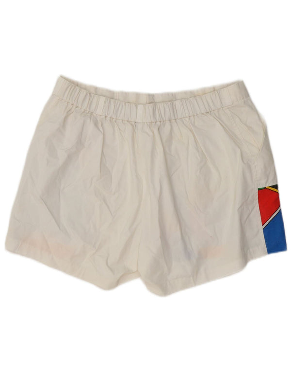 TRIGEMA Pantaloni scurți chino pentru bărbați IT 52 XL W36 Bumbac geometric alb