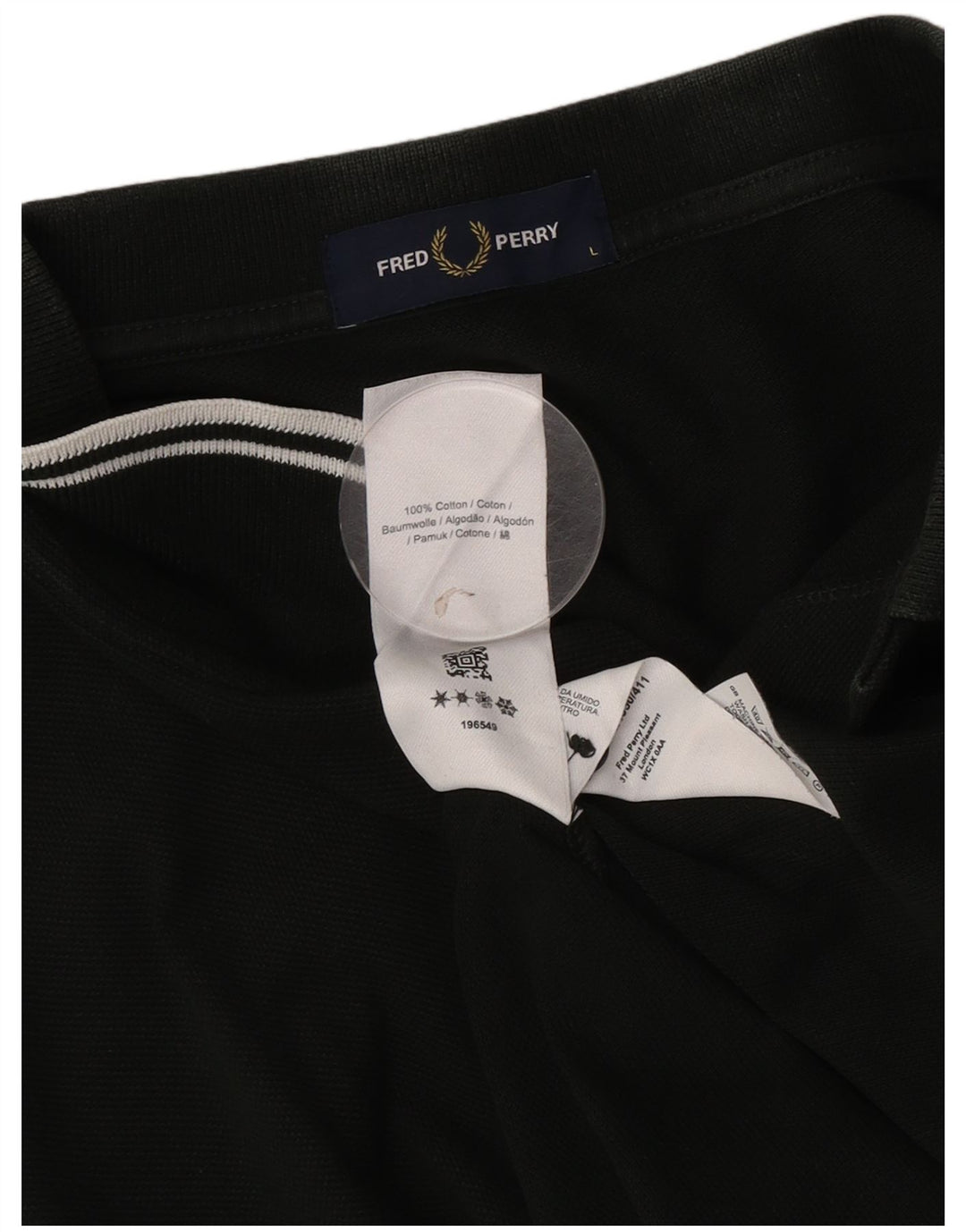 Cămașă polo Fred Perry pentru bărbați, bumbac kaki mare