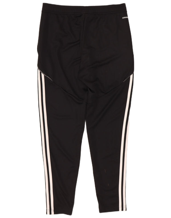 Pantaloni de trening Adidas Aeroready Slim Fit pentru bărbați, poliester mediu negru