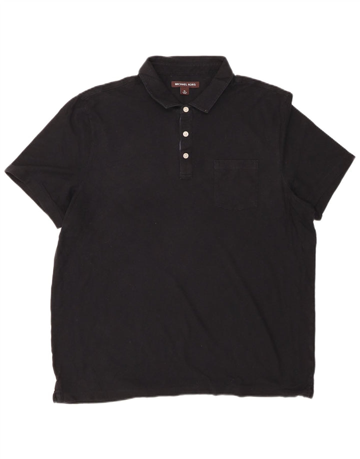 MICHAEL KORS Tricou Polo pentru bărbați XL Negru