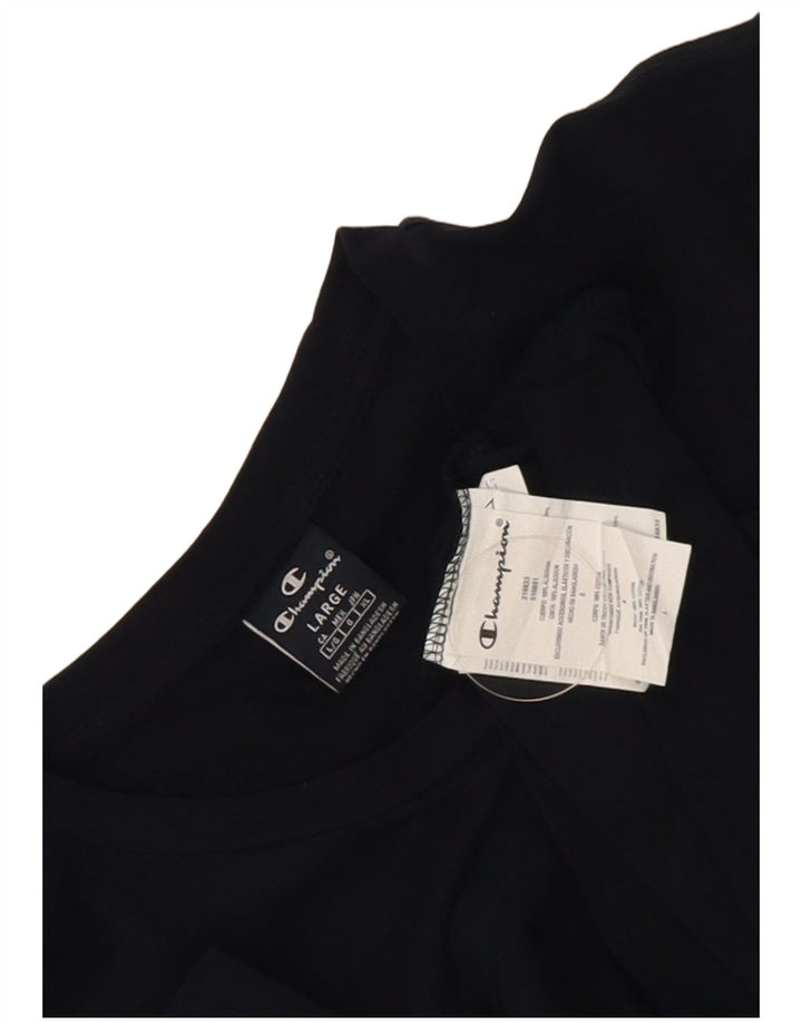 Tricou pentru bărbați Champion Top mare din bumbac bleumarin