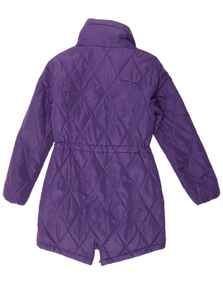 Palton căptușit pentru femei Marks & Spencer UK 8 Poliester violet mic