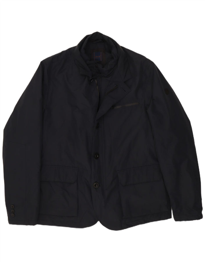 Jachetă pentru bărbați AT.P.CO, cu 3 nasturi, UK 44 2XL, bleumarin, poliester