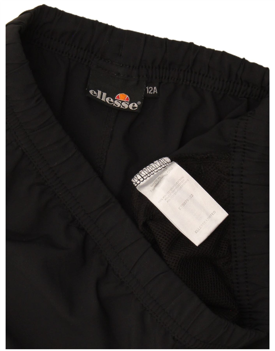 Pantaloni scurți sport Ellesse fete 11-12 ani poliester negru