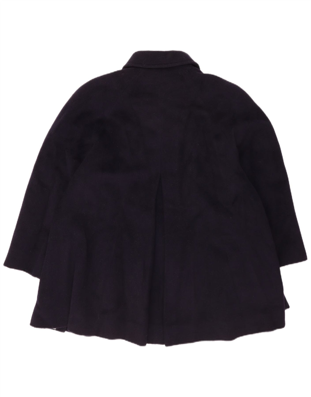 Pardesiu vintage pentru femei IT 48 XL Lână bleumarin