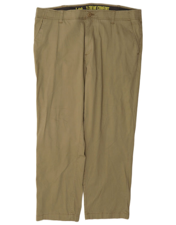 Pantaloni chino drepți, Extreme Comfort, pentru bărbați Lee, L38 L30, bumbac kaki