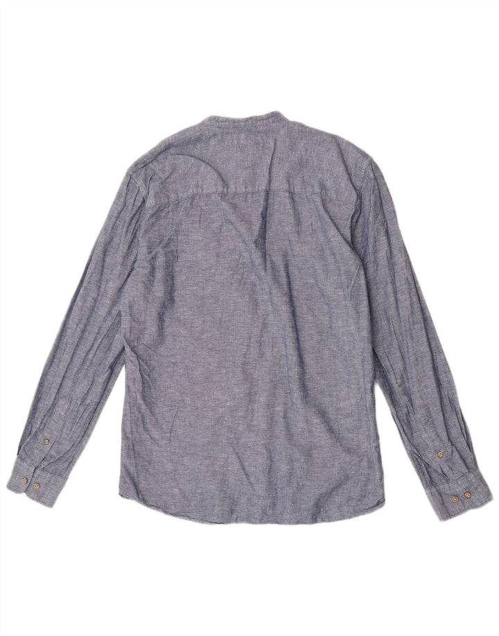 Cămașă pulover subțire premium Jack & Jones pentru bărbați, albastru marin mijlociu cu pete