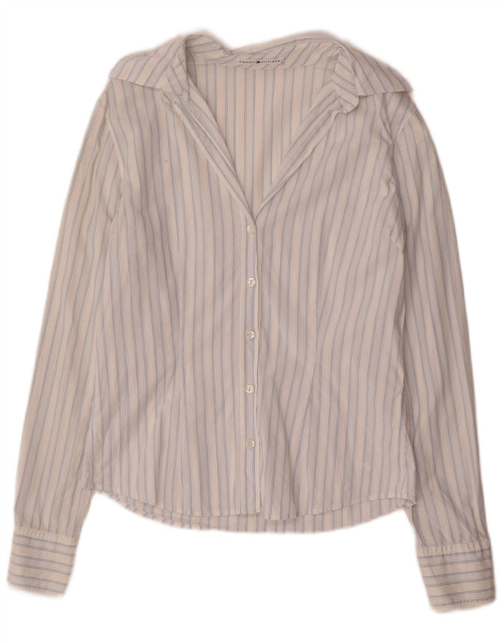 Cămașă Tommy Hilfiger pentru femei US 6 Medium White Striped Bumbac