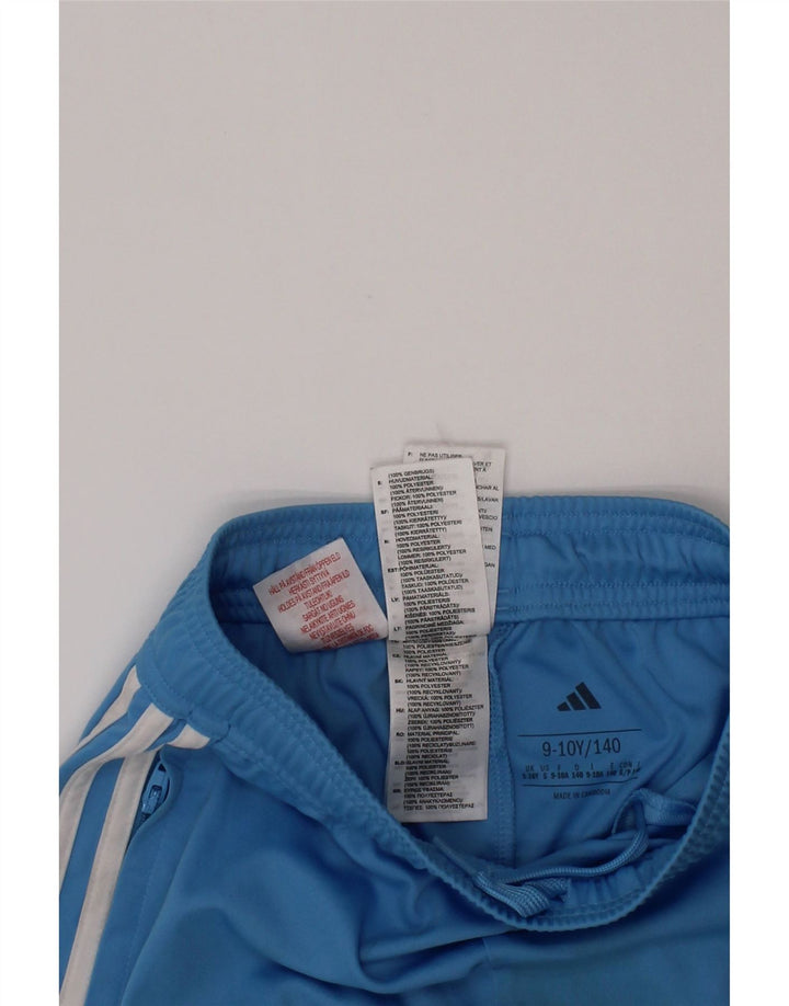 Pantaloni scurți sport pentru băieți Adidas 9-10 ani poliester albastru