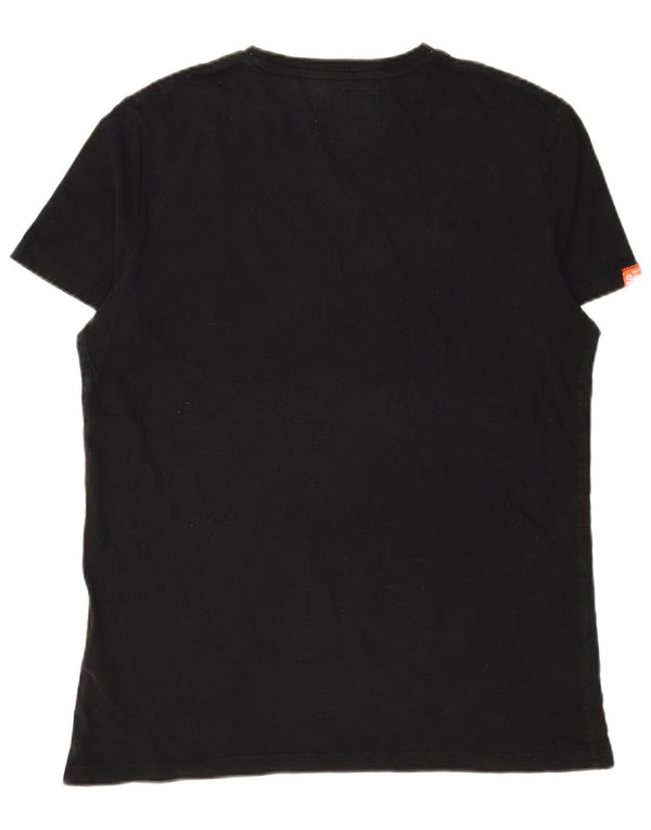 SUPERDRY Tricou Bărbați Top XL Bumbac Negru