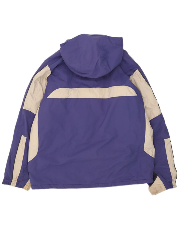 Columbia Mens Hooded Ski Jacket UK 42 XL Purple Colourblock Nylon