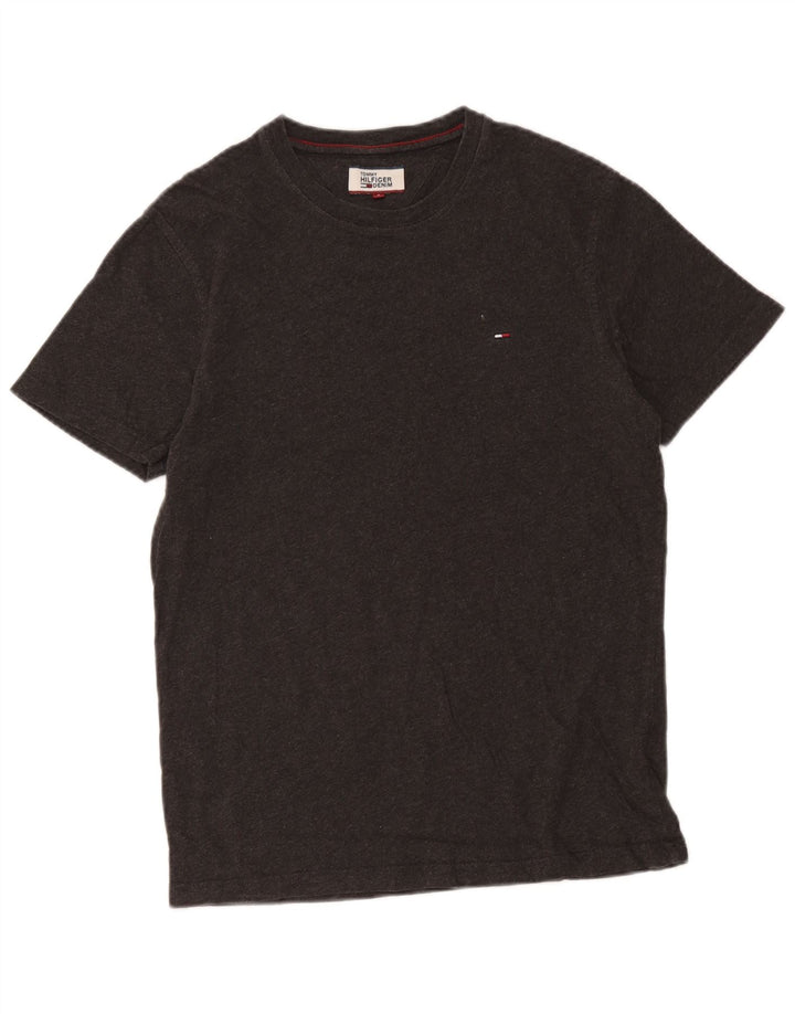 Tricou pentru bărbați Tommy Hilfiger Top mic, gri, bumbac