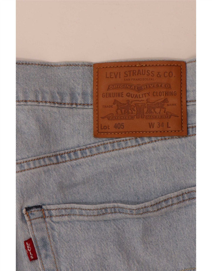 Pantaloni scurți Levi's 405 Denim W34 Large Blue Bumbac