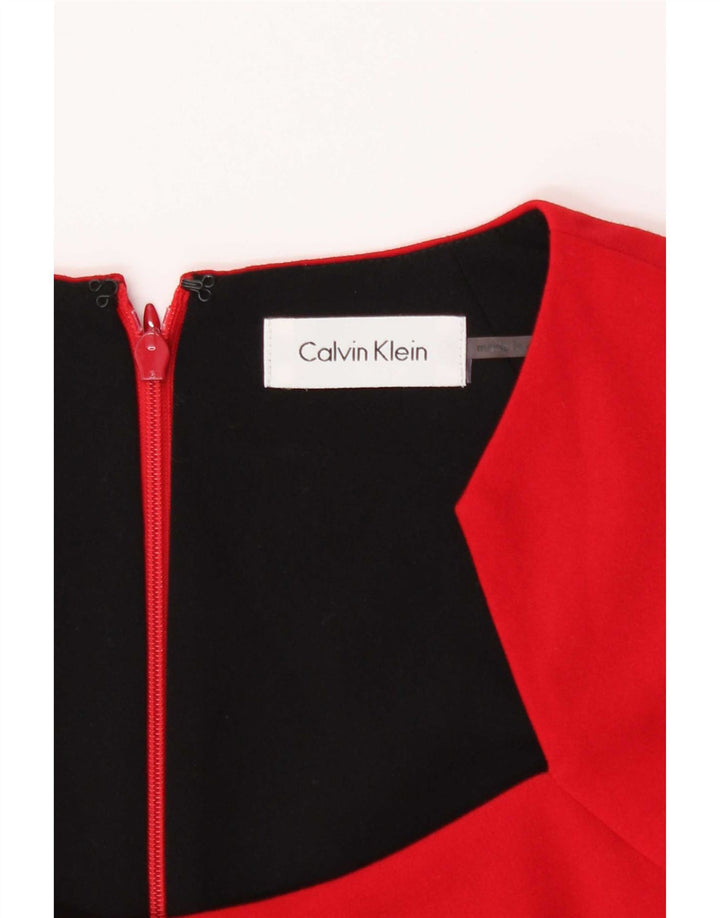 Rochie teacă pentru femei Calvin Klein Jeans UK 8 Poliester roșu mic