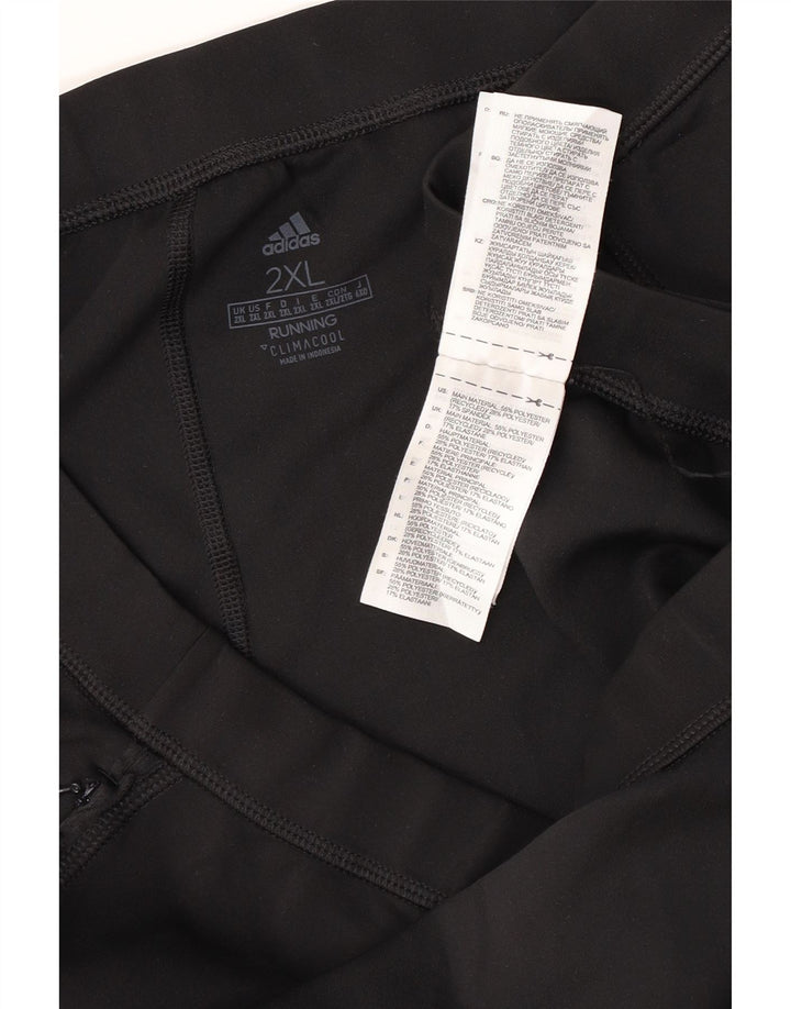 Pantaloni de trening Climacool ADIDAS pentru femei UK 20 2XL Poliester negru