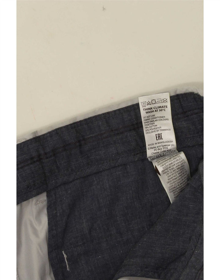 Pantaloni scurți chino pentru bărbați Marks & Spencer W34, bumbac gri mare