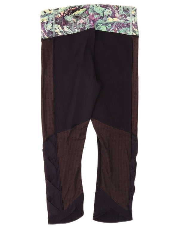 Leggings Capri Lululemon pentru femei US 6 Medium Navy Blue Colorblock