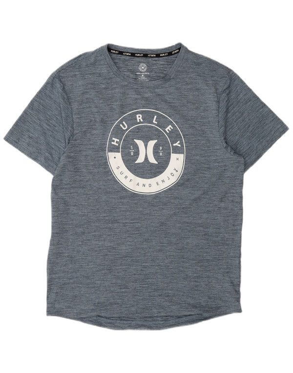 Tricou grafic pentru bărbați Hurley Top Mediu Bleumarin Poliester cu pături