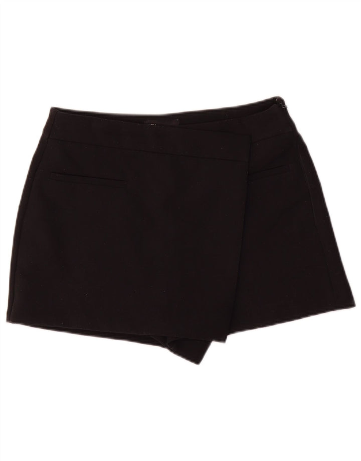 Pantaloni scurți casual pentru femei Zara Medium W28 Poliester negru