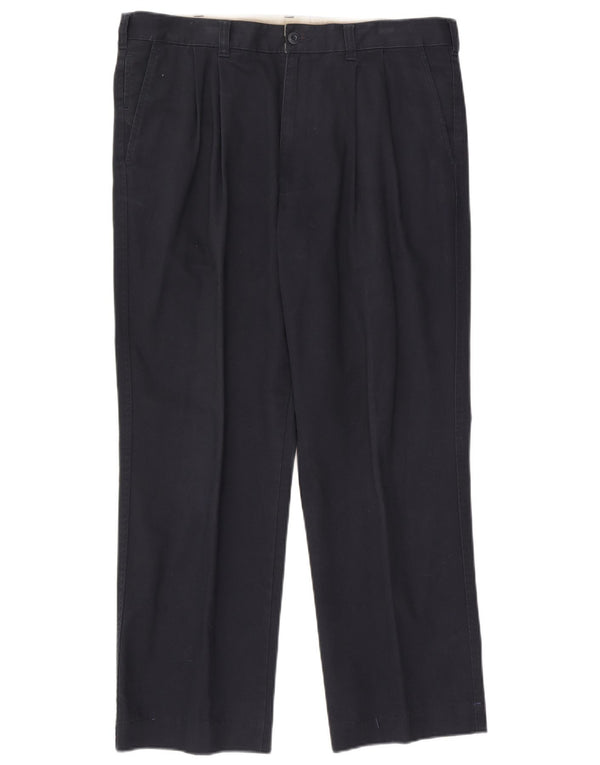 Pantaloni chino pentru bărbați Marks & Spencer Blue Harbour Pegged W38 L31 bleumarin