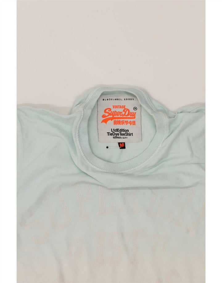 SUPERDRY Mens Graphic T-Shirt Top Medium Multicoloured Colourblock Cotton Vintage Superdry and Second-Hand Superdry from Messina Hembry 