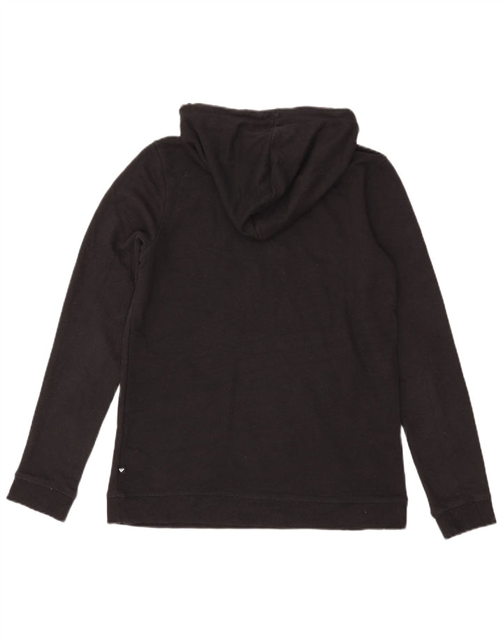 Pulover Roxy pentru damă, cu grafică, UK 14, bumbac mediu negru