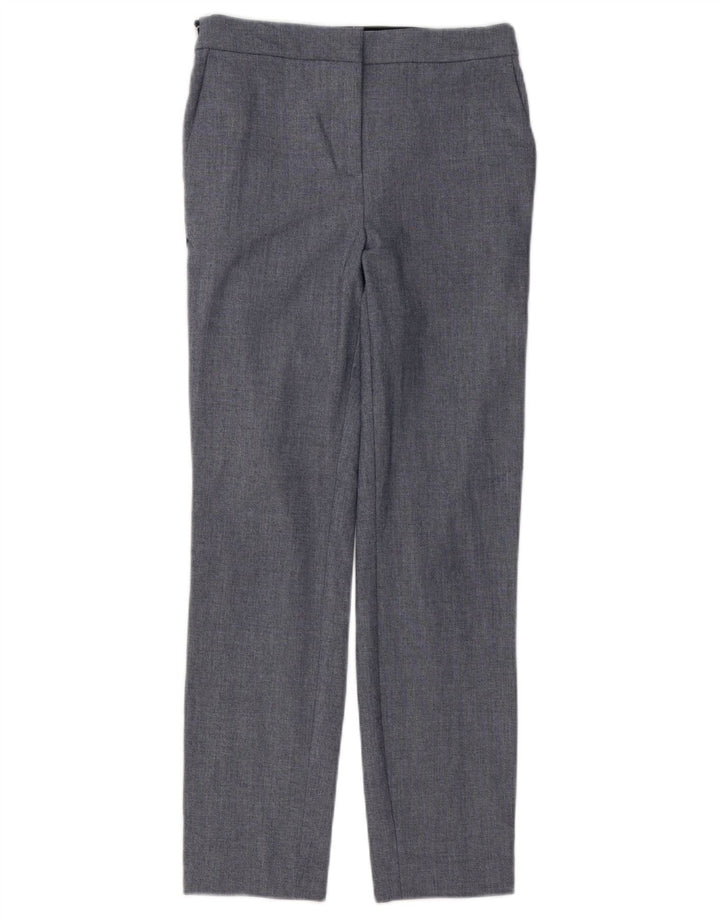 Pantaloni chino slim pentru femei Zara Mici L26 L27 Poliester cu dungi gri