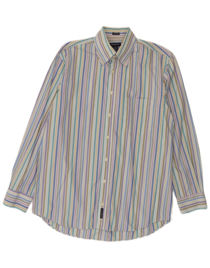 Cămașă pentru bărbați Gant, tip rochie, bumbac cu dungi medii, multicolore