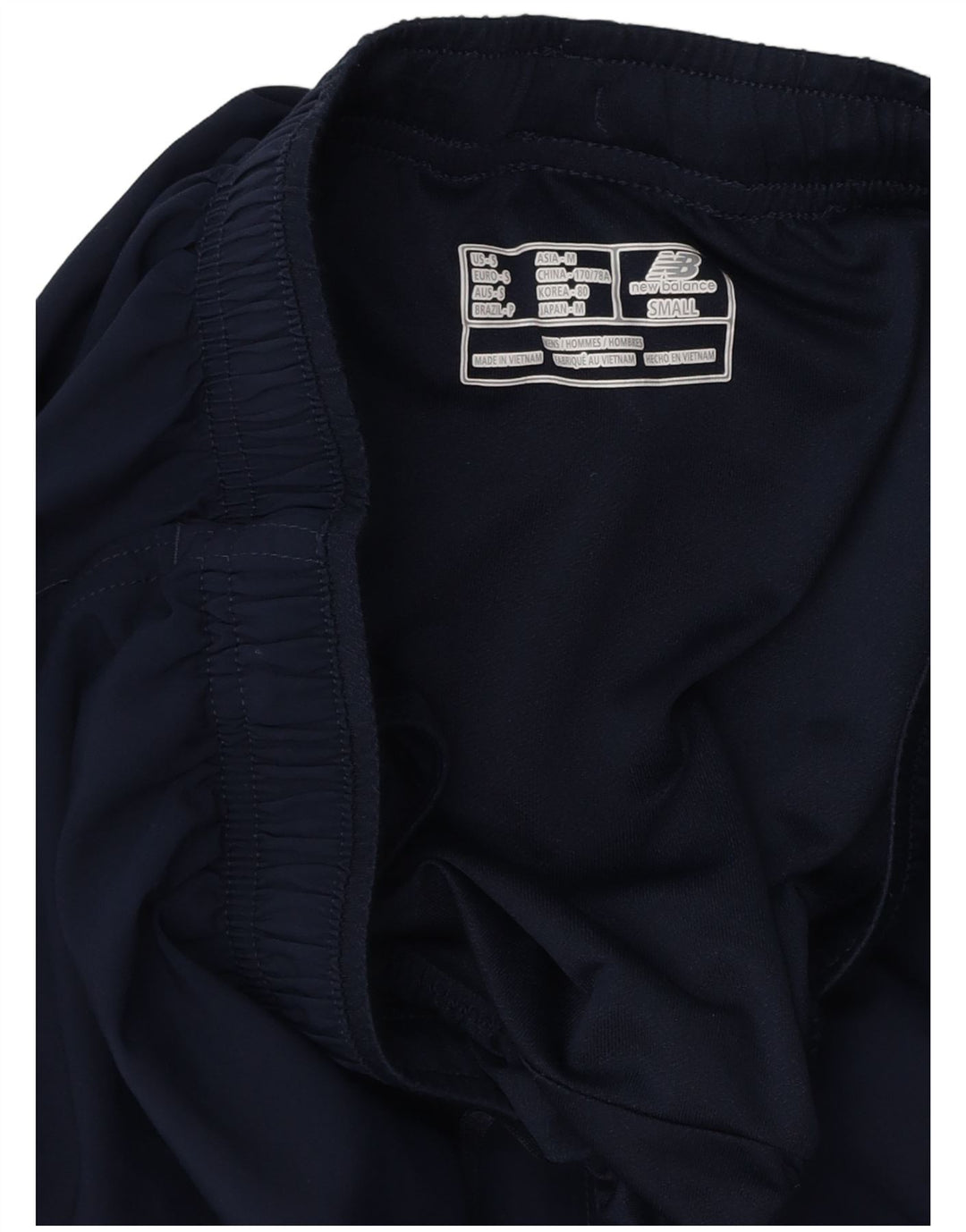 Pantaloni scurți sport New Balance pentru bărbați, poliester mici, albastru