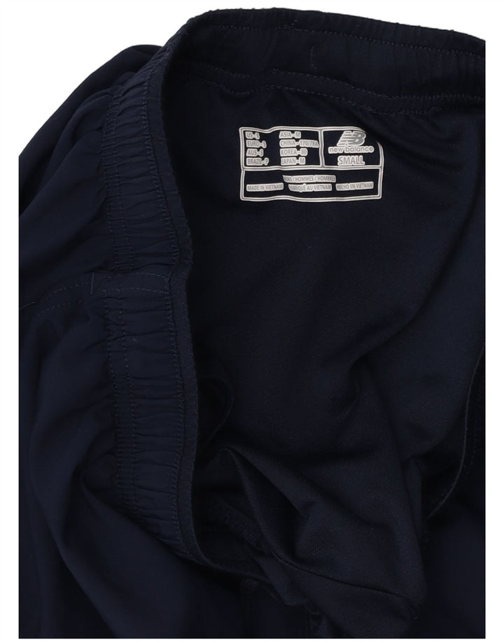 Pantaloni scurți sport New Balance pentru bărbați, poliester mici, albastru