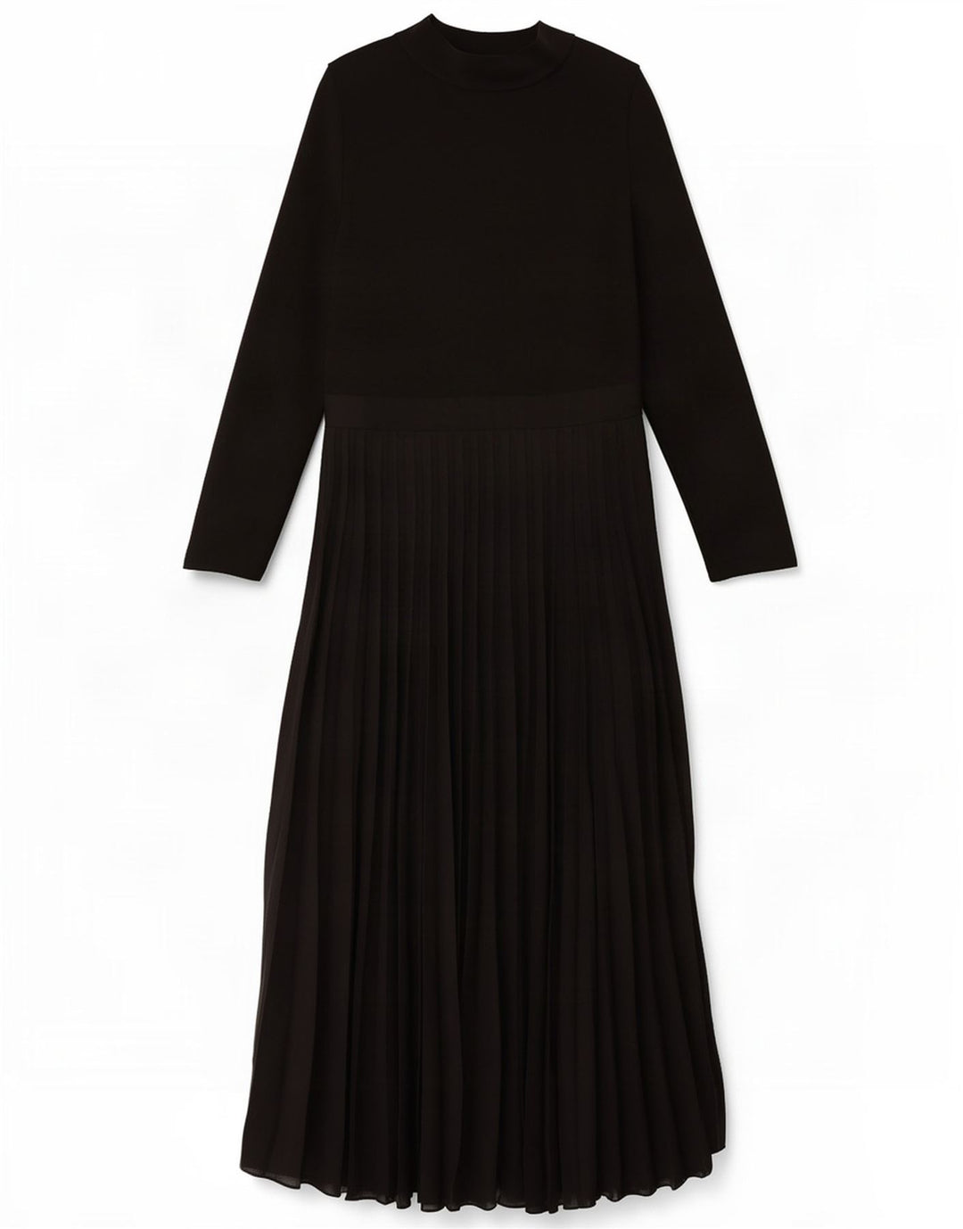 Rochie Maxi cu mânecă lungă pentru femei Zara UK 14, mare, negru, elastan