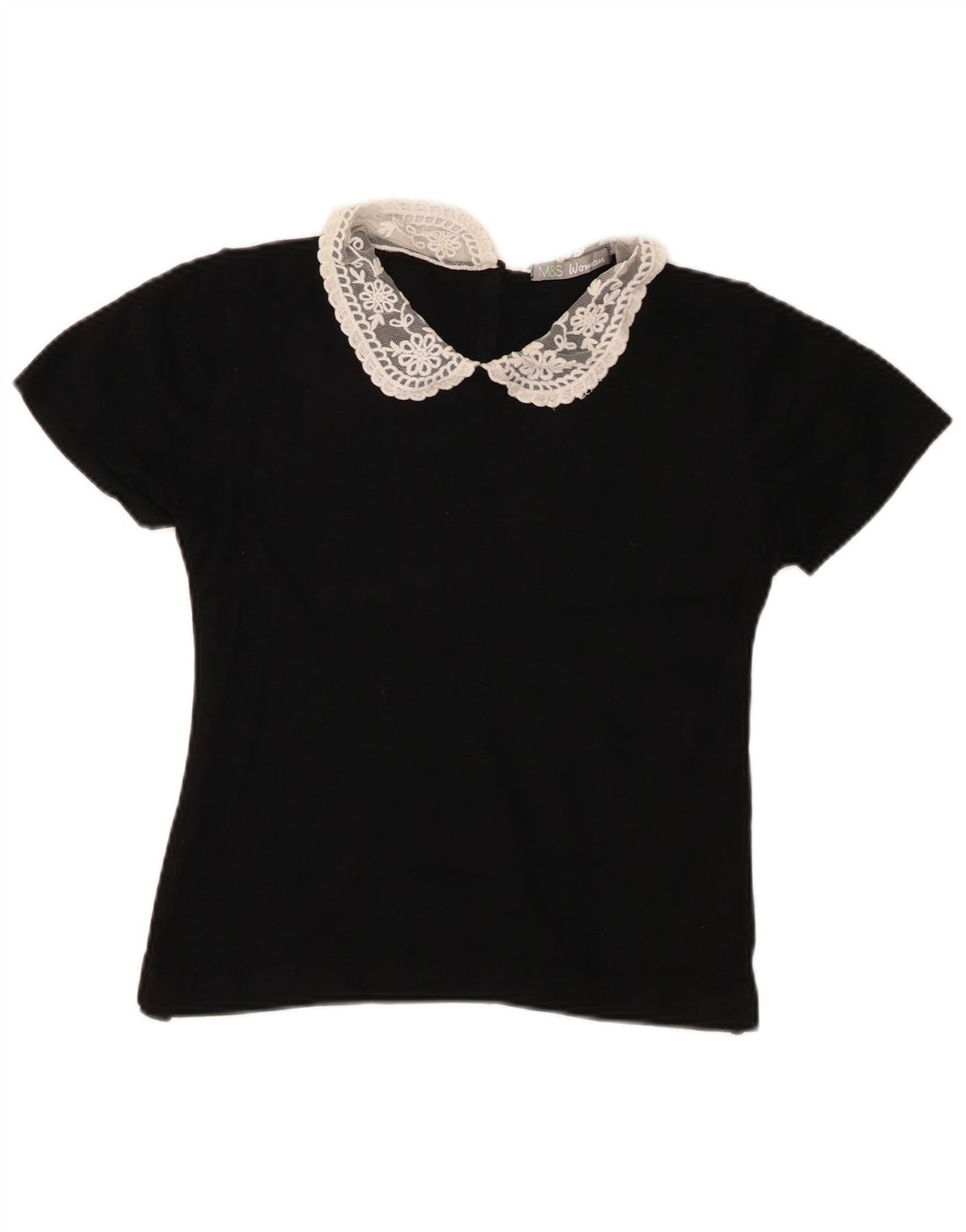 Bluză Crop Top pentru femei Marks & Spencer UK 12 Medium Black