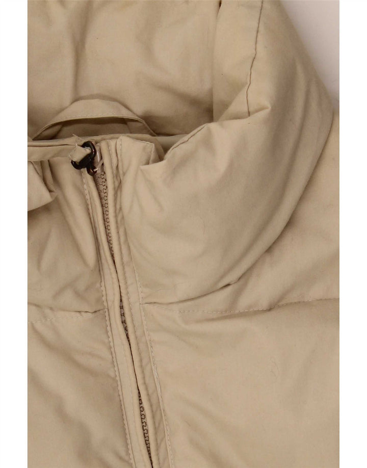 Gilet căptușit pentru bărbați Sergio Tacchini UK 42 XL poliester bej
