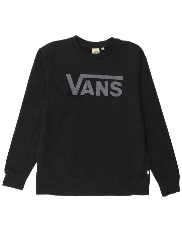 Hanorac grafic pentru bărbați Vans Jumper mic, negru, bumbac