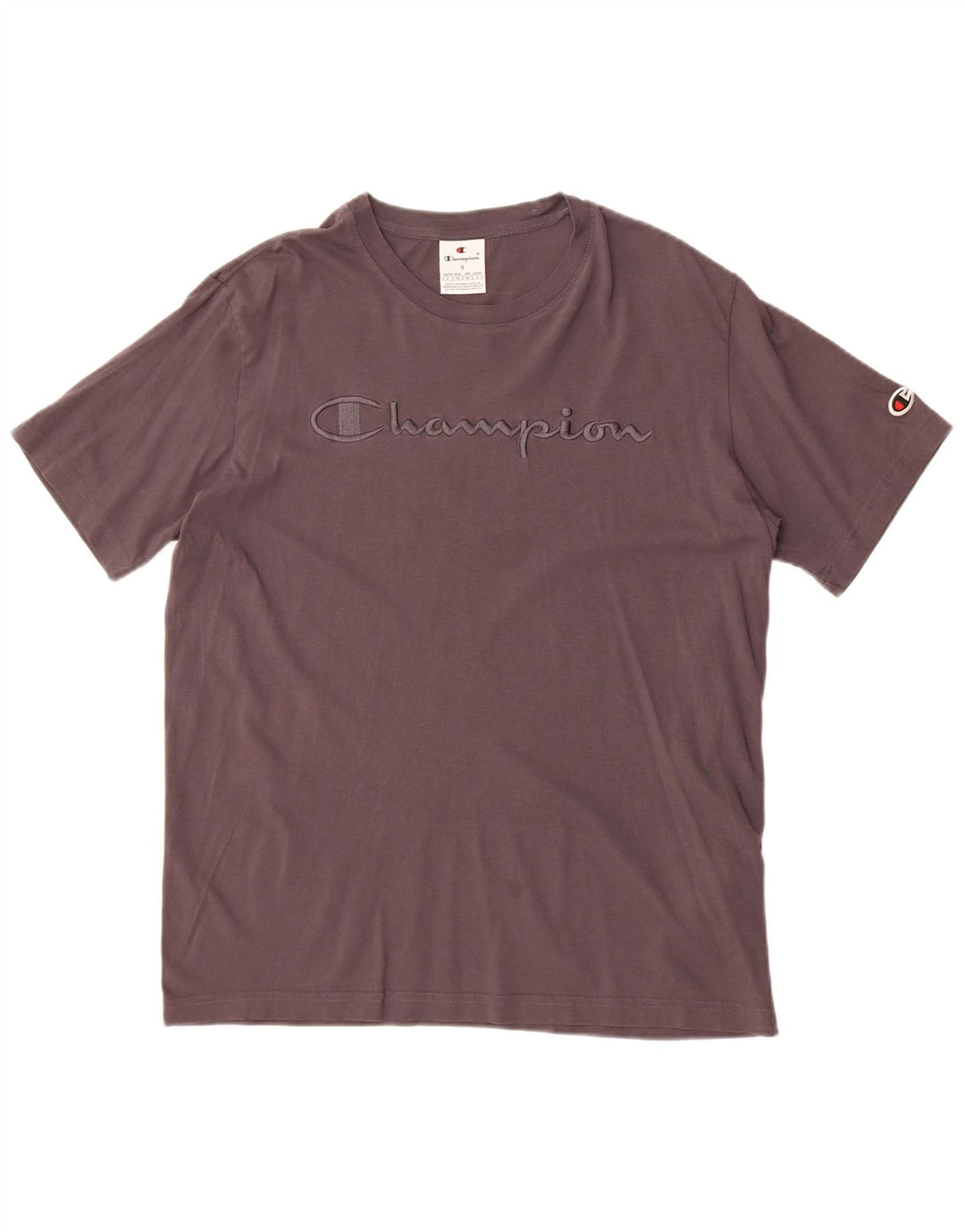 Tricou grafic pentru bărbați Champion Top mic, gri bumbac