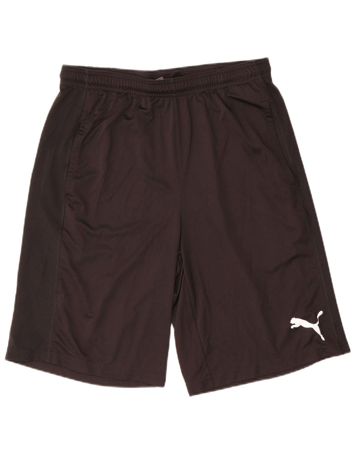 Pantaloni scurți sport PUMA pentru bărbați, mari, negru, poliester