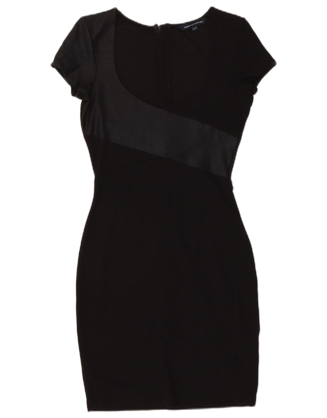 Rochie Bodycon pentru femei French Connection UK 10 Small Black Viscose