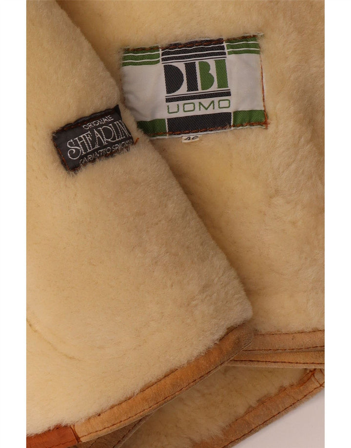 Jachetă din shearling pentru bărbați DIBI Uomo IT 46 Small Beige Shearling Classic