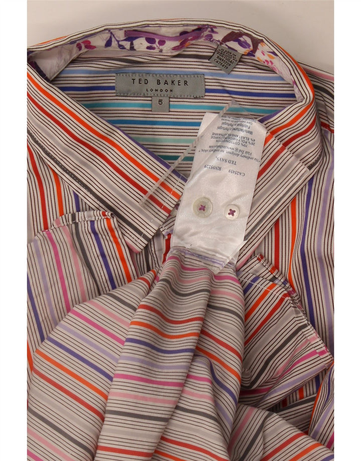 Cămașă pentru bărbați Ted Baker Mărimea 5 XL, bumbac cu dungi multicolore