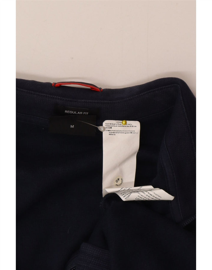 Jachetă de trening Hugo Boss pentru bărbați, cu formă regulată, din bumbac, albastru bleumarin