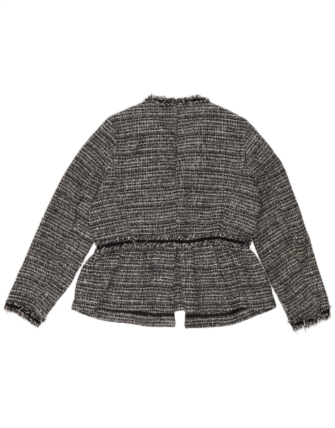 Jachetă blazer supradimensionată pentru femei Zara UK 6 XS Poliester cu dungi negre