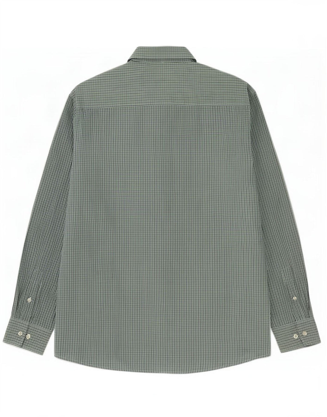 Cămașă pentru bărbați Pierre Cardin Regular Fit XL Verde Poliester Gingham