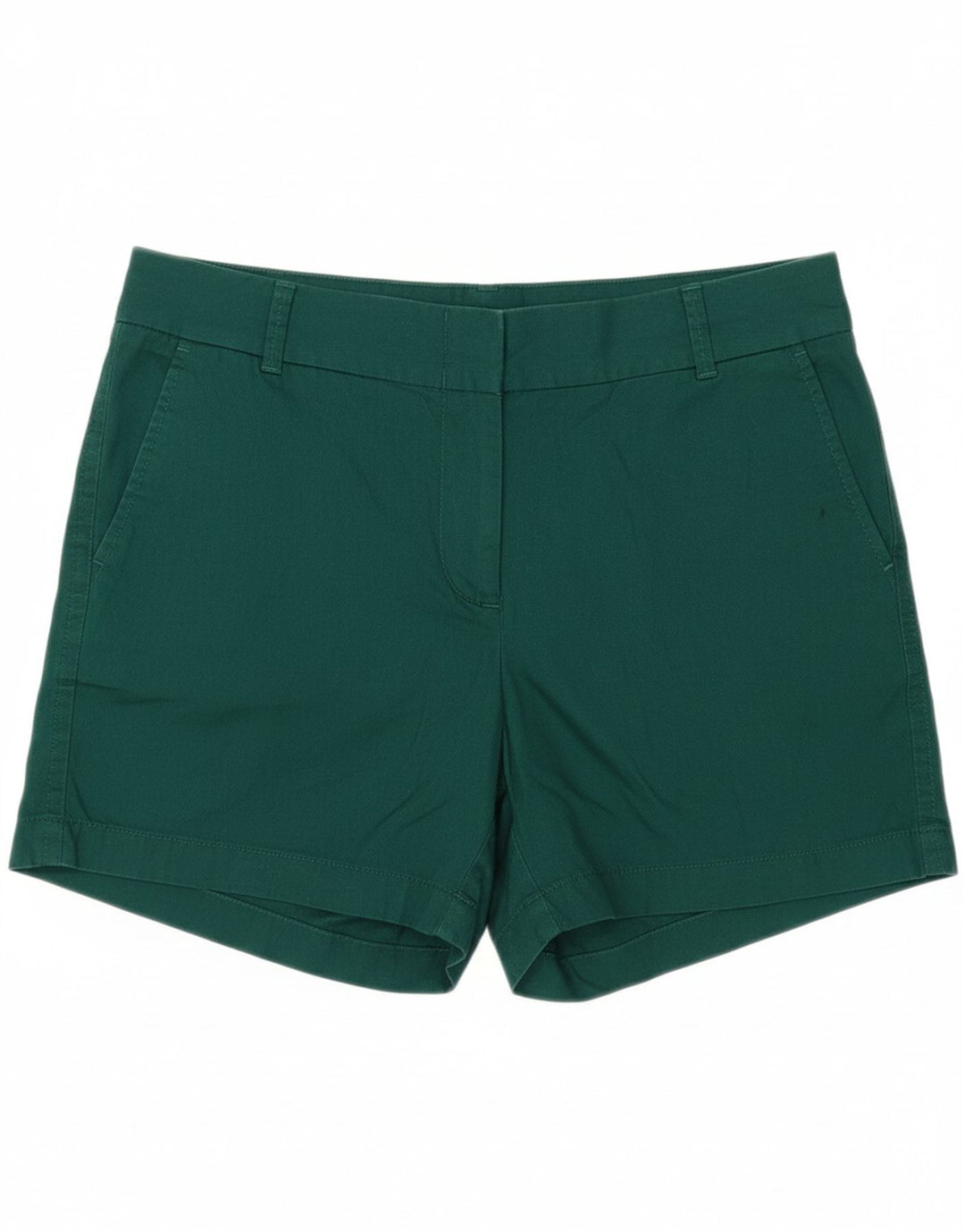 J. CREW Womens Chino Shorts US 8 Medium W30 Green Cotton Vintage J. Crew and Second-Hand J. Crew from Messina Hembry 