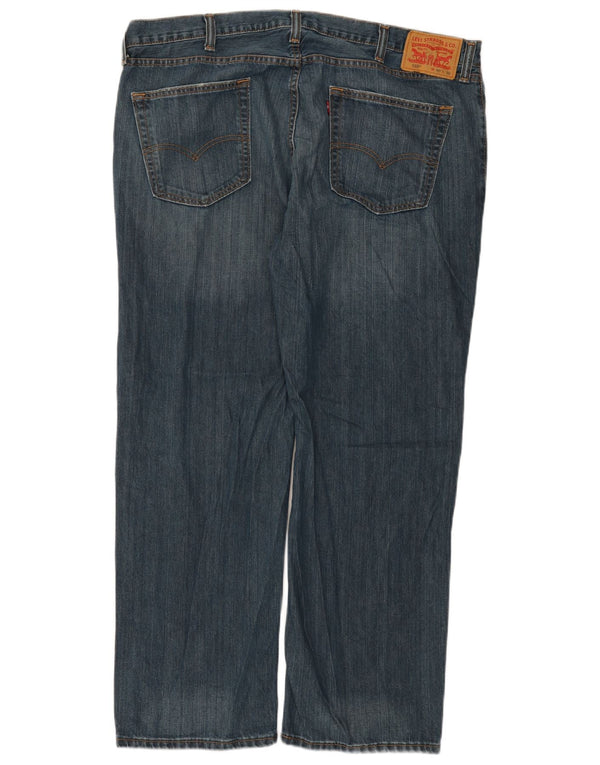Blugi drepti pentru bărbați Levi's 559, cu ajustare relaxată, L40 L30, bumbac albastru