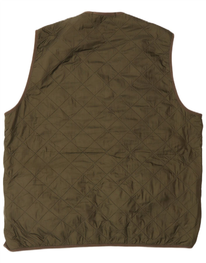 BARBOUR Gilet matlasat pentru bărbați UK 42 XL Poliamidă verde