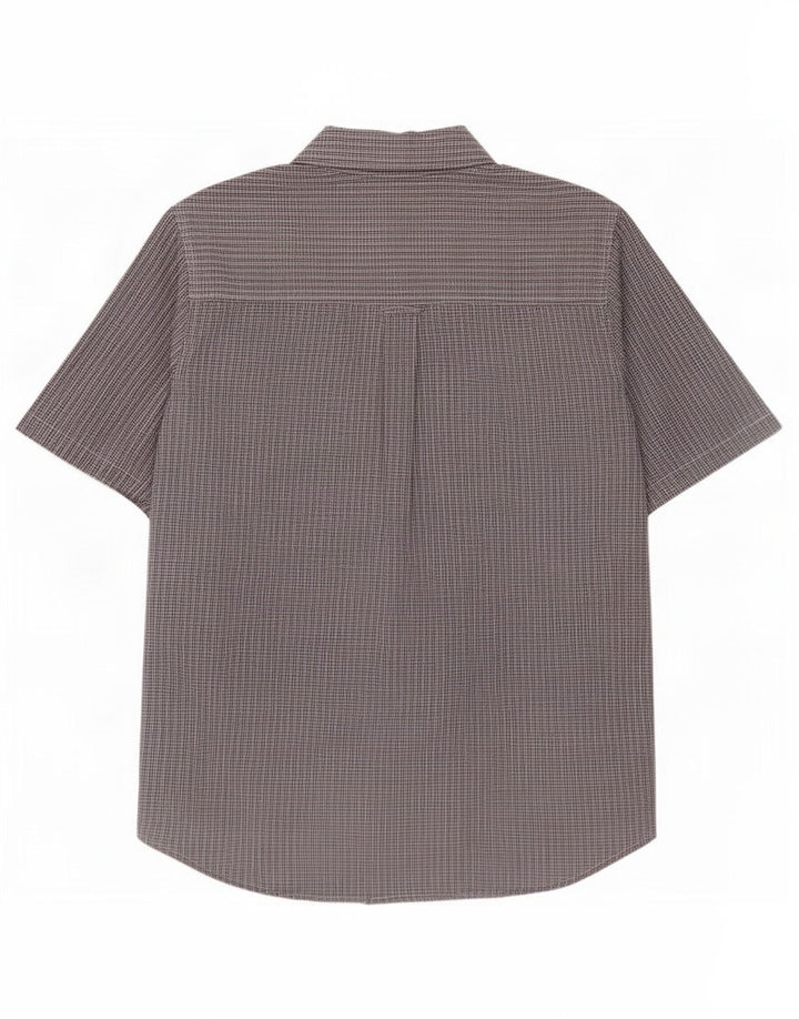 Cămașă cu mânecă scurtă pentru bărbați Chaps Easy Care, bumbac gri mare