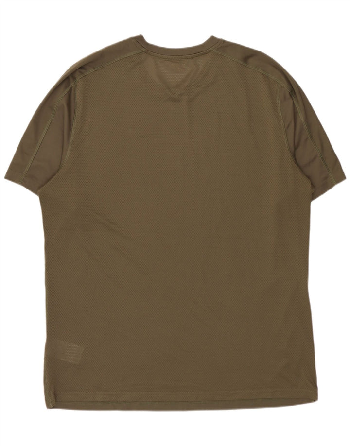 Tricou pentru bărbați Reebok Top Large Kaki Poliester